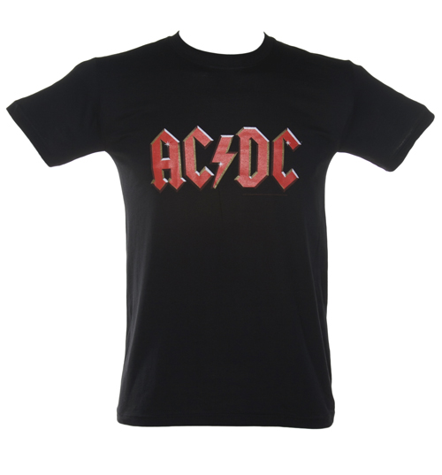 Black Classic Logo T-Shirt AC/DC