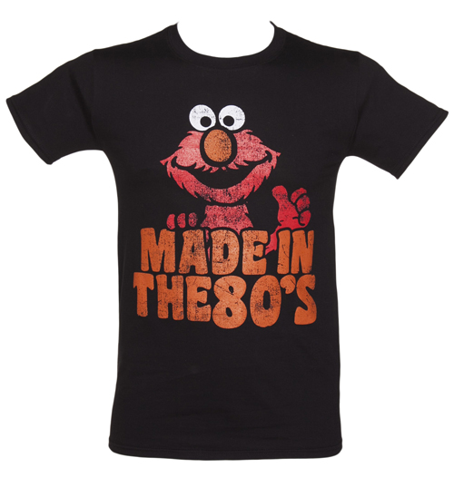 Black Elmo Made In The 80s T-Shirt