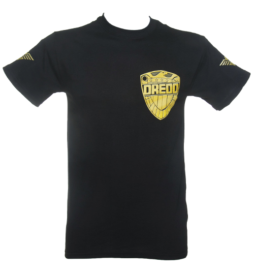 Black Judge Dredd Uniform 2000AD T-Shirt