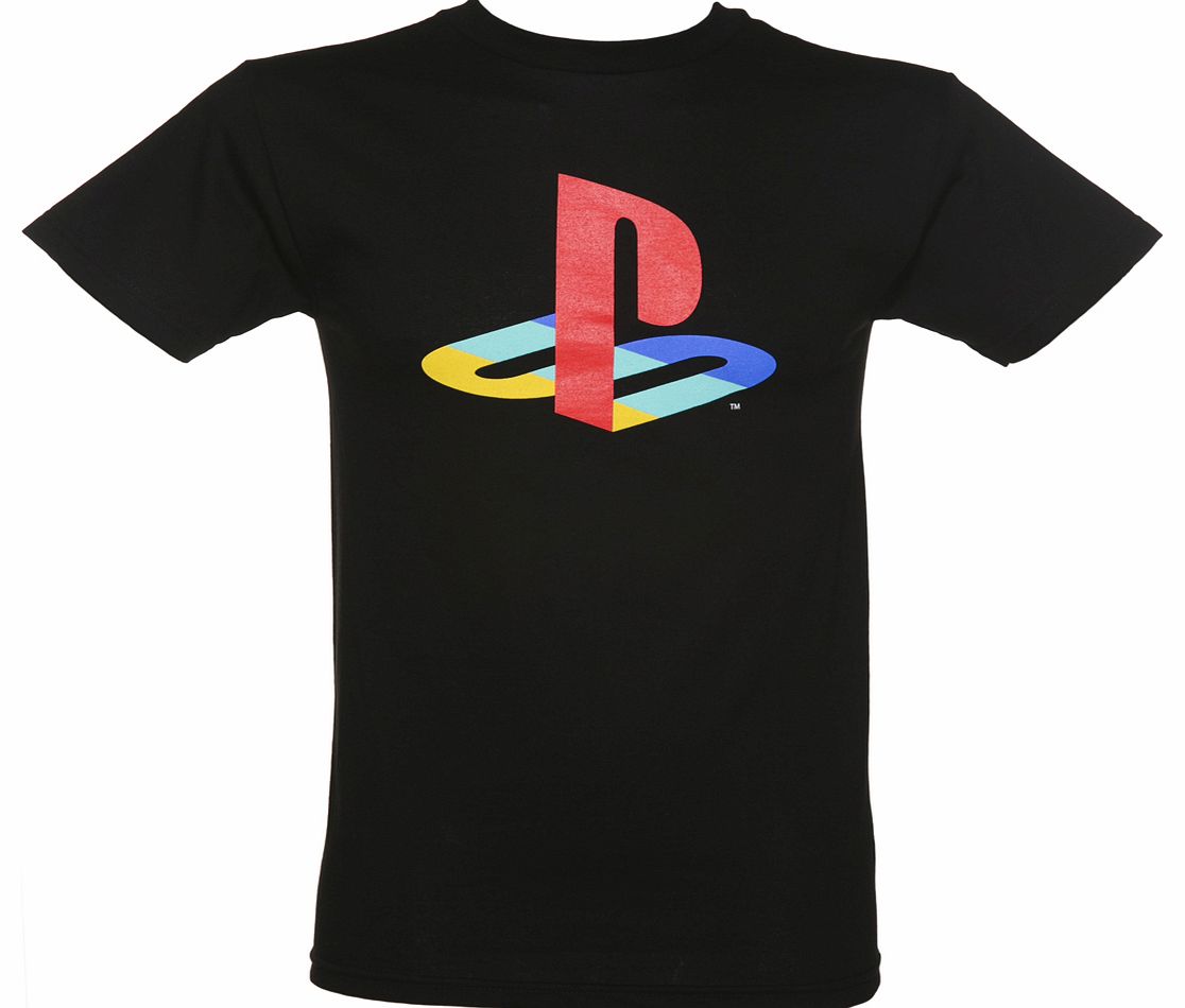 Black Playstation Logo T-Shirt