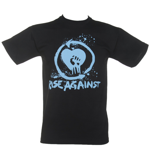 Black Rise Against Heart Fist T-Shirt