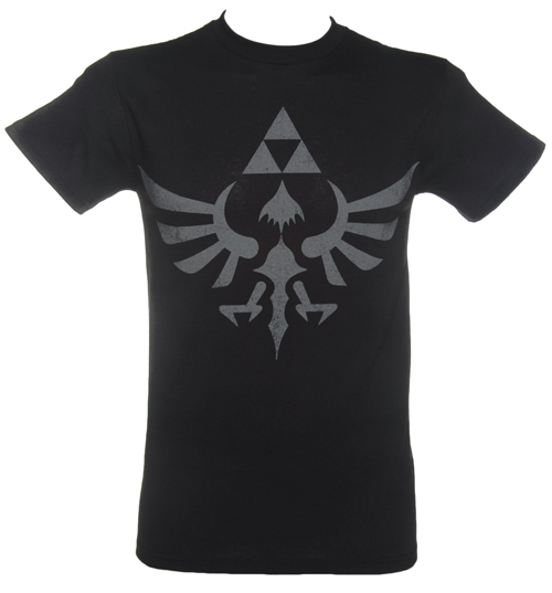 Black Zelda Tri-Force T-Shirt