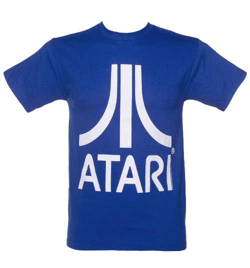 Blue Atari Logo T-Shirt