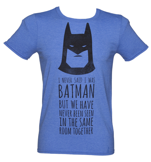 Blue Marl DC Comics Batman Slogan