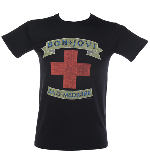 Bon Jovi Bad Medicine Cross T-Shirt