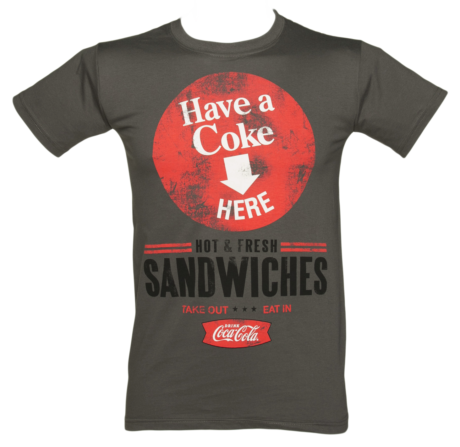 Charcoal Have A Coke Here Coca-Cola T-Shirt