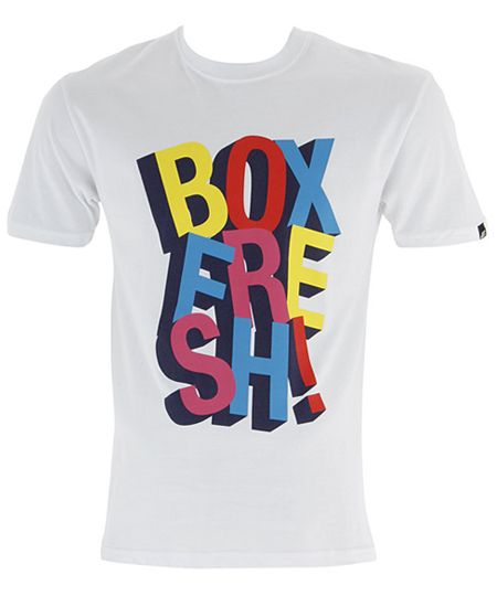 Boxfresh Laszlo White Mens T-Shirt