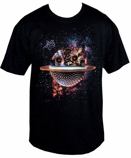 Exact Science Planet Rock Black T-Shirt