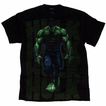 Incredible Hulk Movie Black T-Shirt