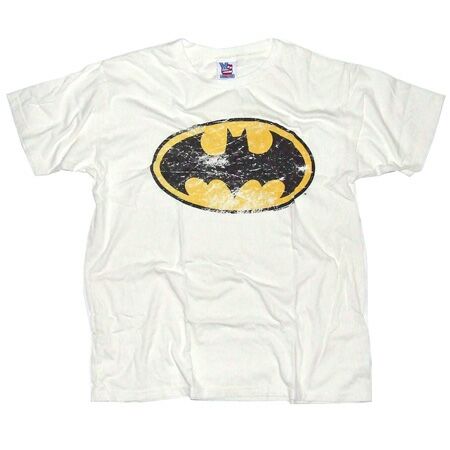 Junk Food Batman Logo Sugar White T-Shirt