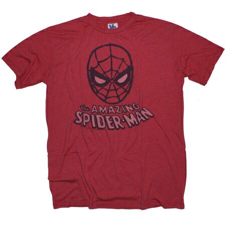 Junk Food The Amazing Spider Man Mask Red T-Shirt
