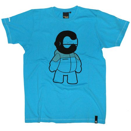 Supremebeing CMYK Cyan Toy Cyan Blue T-Shirt