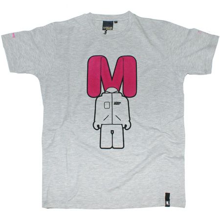 Supremebeing CMYK Magneta Toy Heather Grey T-Shirt