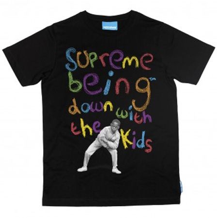 Supremebeing Down With The Kids Black T-Shirt