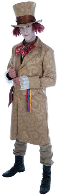 Mens Costume: Tea Party Hatter (Small)