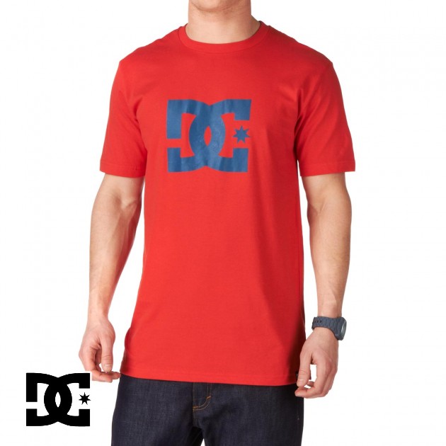 DC Star T-Shirt - Athletic Red/Dark Denim