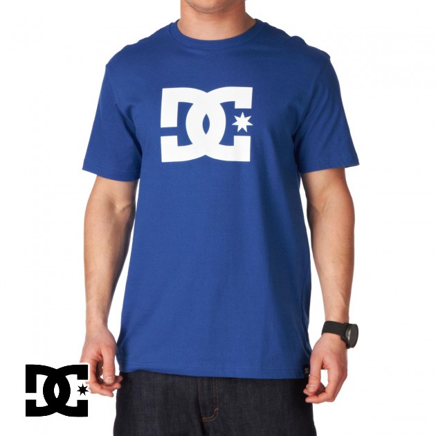 DC Star T-Shirt - Olympian Blue/White