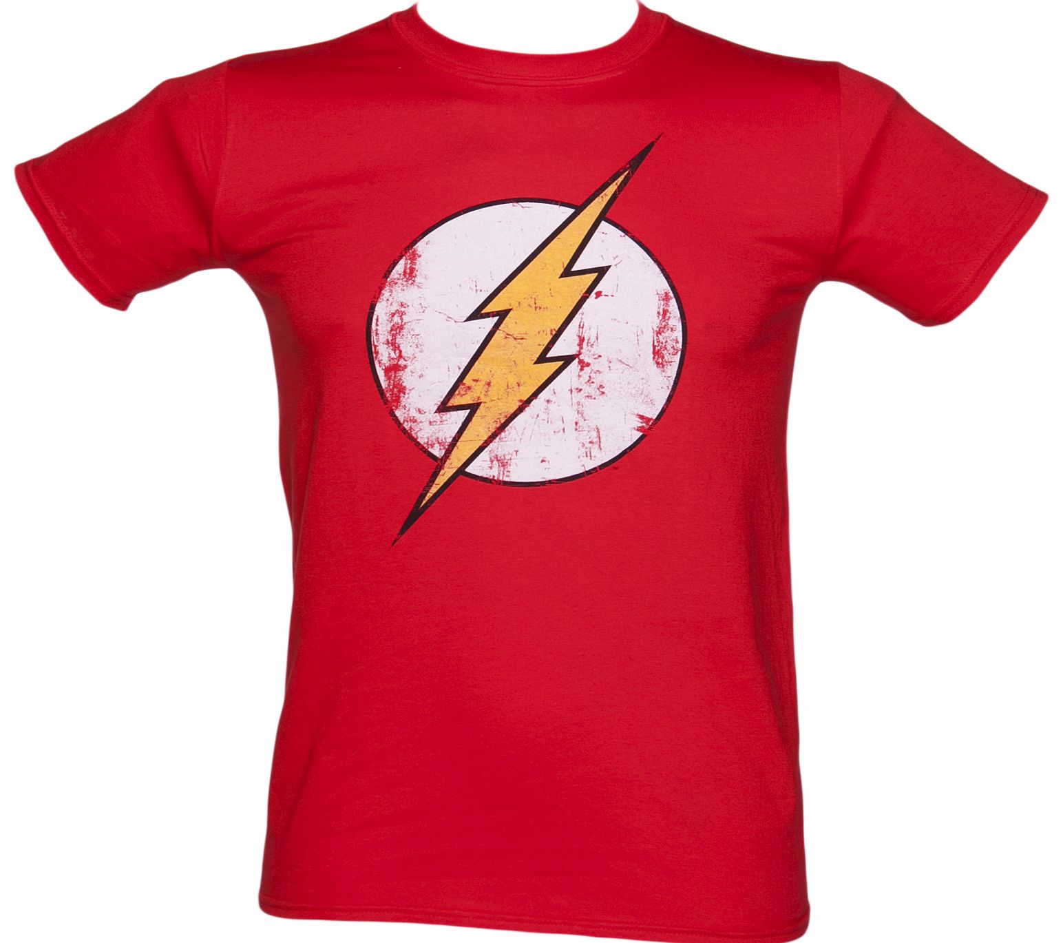 Distressed DC Comics Flash Logo T-Shirt