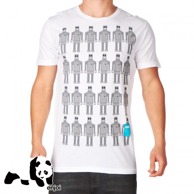 Enjoi Robots Premium T-Shirt - White