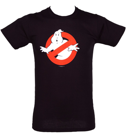 Ghostbusters Logo Black T-Shirt