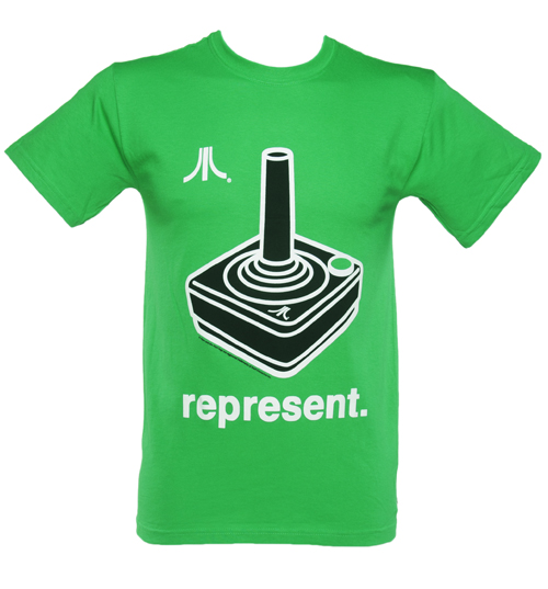 Green Atari Represent Controller T-Shirt