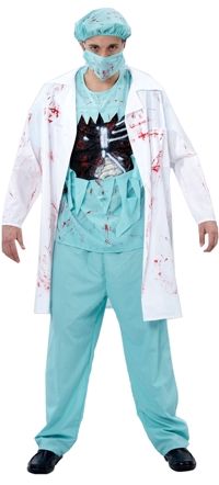 Mens Halloween: Zombie Doctor
