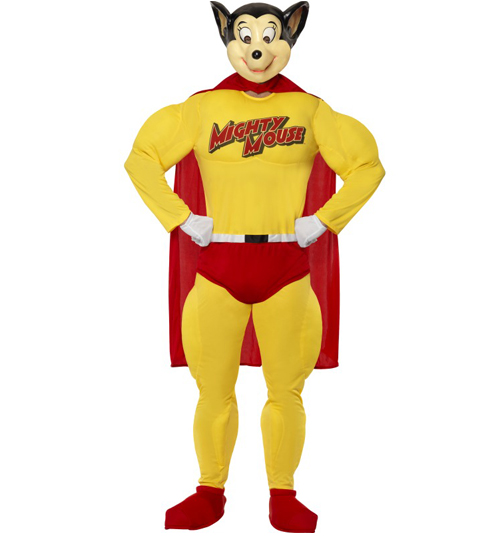 Mighty Mouse Fancy Dress Costume