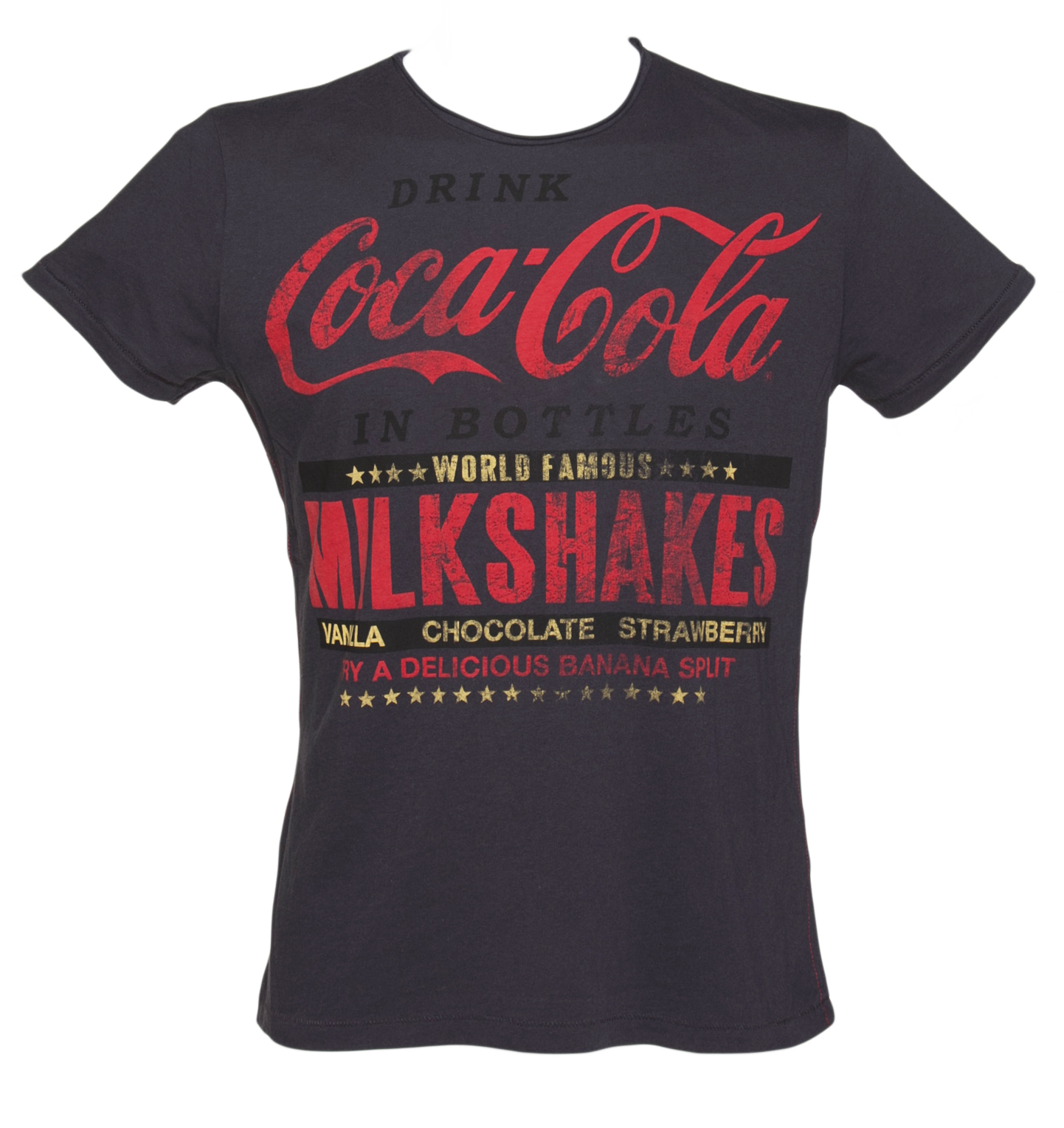 Navy Coca-Cola Milkshakes T-Shirt