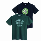 Official ""Celtic"" Pack Of Two T-Shirts