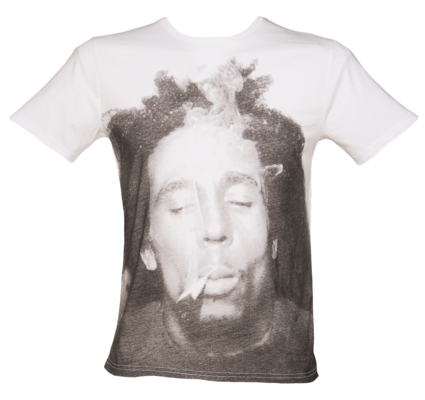 Premium White Bob Marley Smoking Ikons