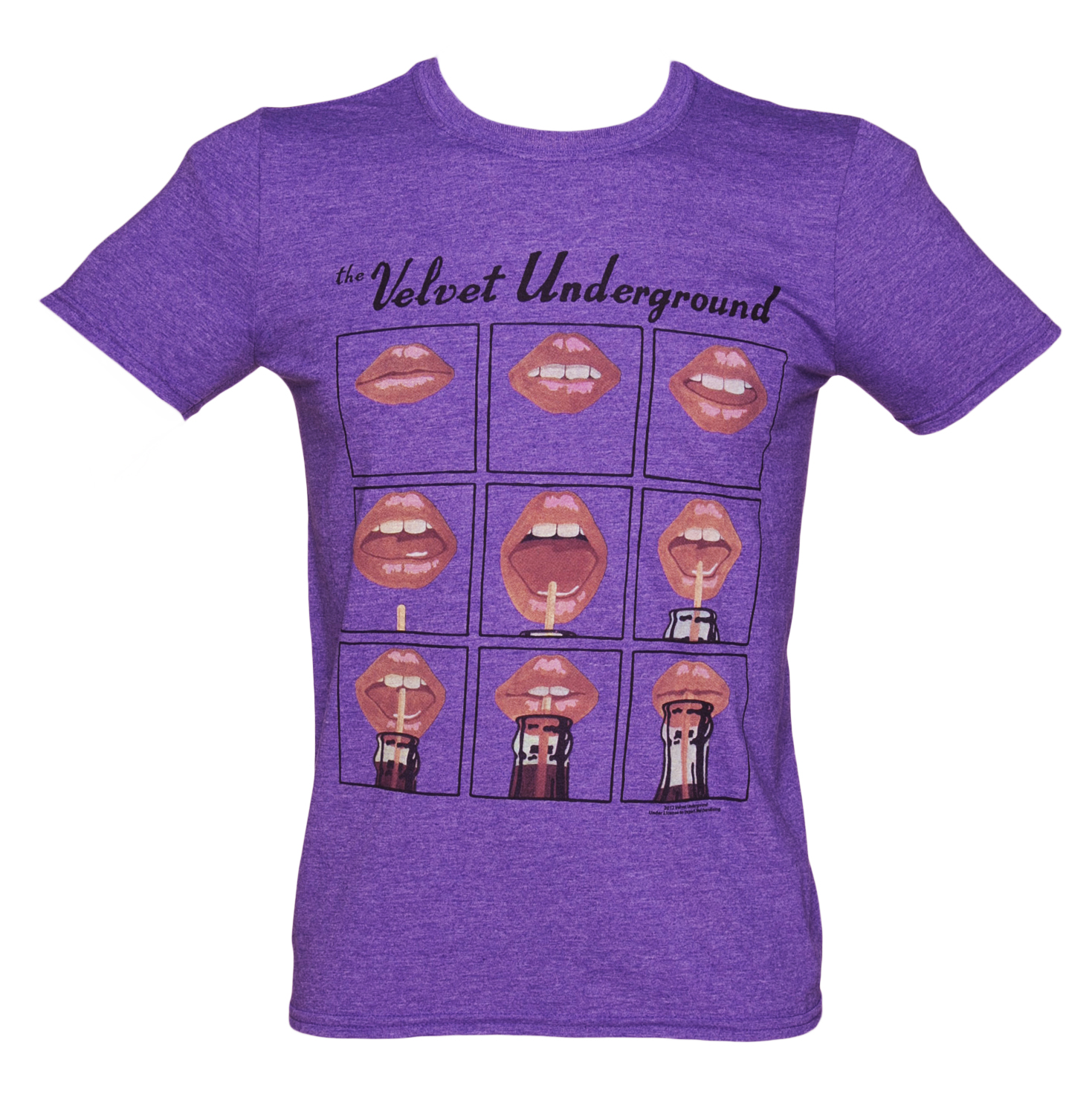 Purple The Velvet Underground Lips