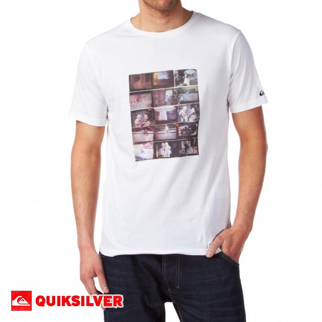 Quiksilver Dane Bob T-Shirt - Vintage White