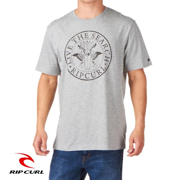 Rip Curl Rocket To RC T-Shirt - Cement Marle