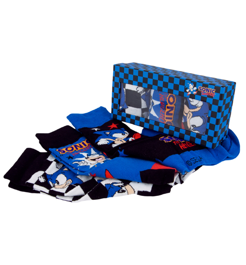 Sonic The Hedgehog 3pk Socks Gift Set