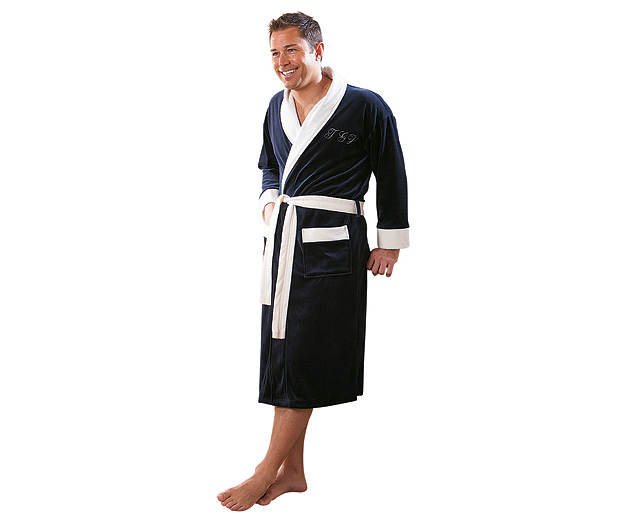 Velour Dressing Gown - Large to Extra Large