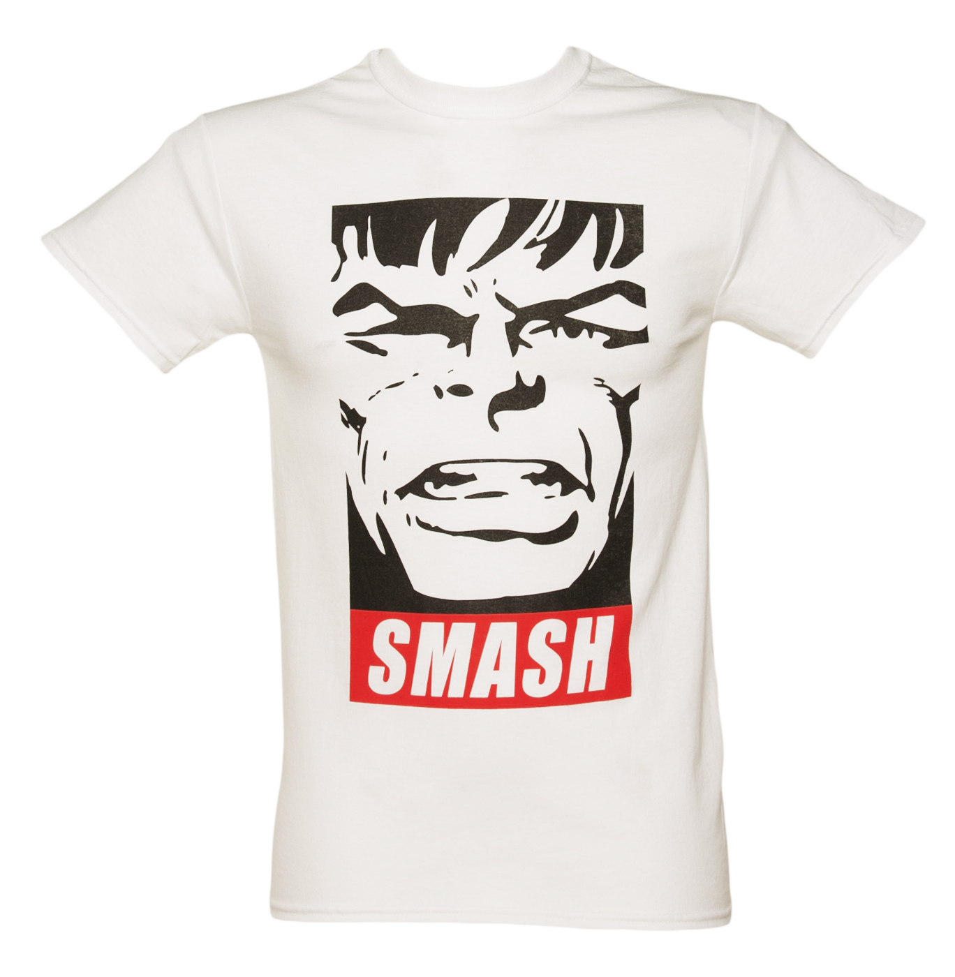 White Smash Hulk Marvel T-Shirt