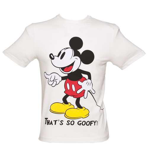 White Thats So Goofy Mickey Mouse