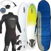 mens Winter NSP 7`2`` Funboard Surfboard Package