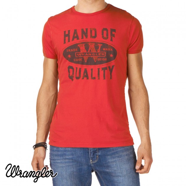 Wrangler Quality T-Shirt - Lipstick Red
