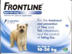 Merial Frontline Spot-on for Dogs:3x1.34ml