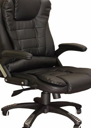 Meriden Furniture Company Ltd Exectuve Recline Extra Padded Office Chair in 3 Colors (Black)