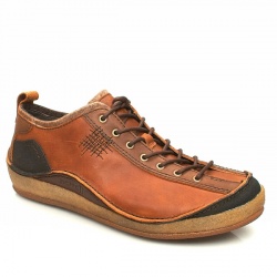 Male Barcelona Waxy Leather Upper in Brown