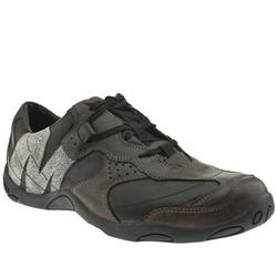 Merrell Male Merrell Swerve Leather Upper Fashion Trainers in Black