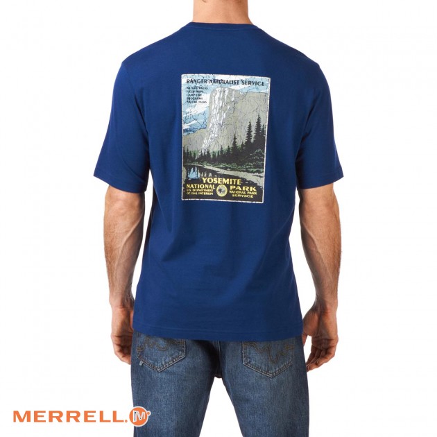 Mens Merrell Yosemite Vintage T-Shirt - Michigan
