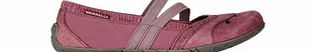 Merrell Wish maroon leather slip-on shoes