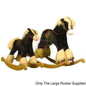 Merrythought Shire Horse Bow Rocking Horse