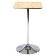Mesa Bar Table, Oak veneer