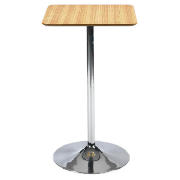 Mesa Bar Table, Zebrano effect