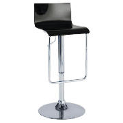 Mesa Barstool, Black Gloss