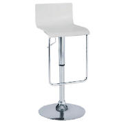 Mesa Barstool, White Gloss